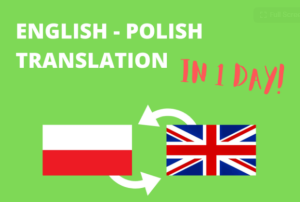 Polish document translation